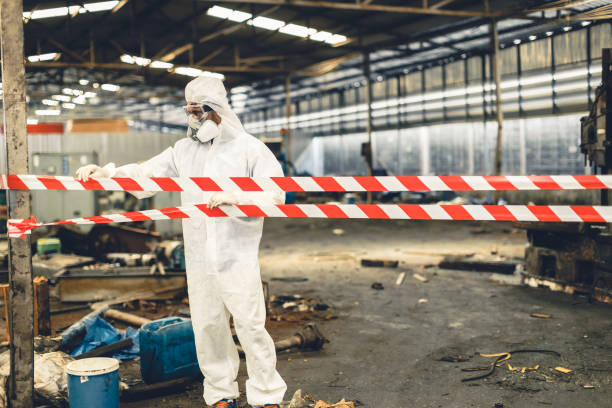 Professional Unattended Death Cleanup technician working in Grenloch, NJ